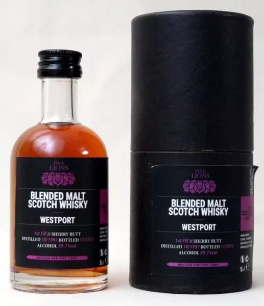 Westport 18 Jahre Blended Malt Mini ... 1x 0,05 Ltr. Westport 18 Jahre Blended Malt Mini ... 1x 0,05 Ltr.