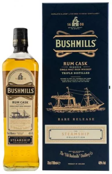 Bushmills Steamship Rum Cask Reserve ... 1x 0,7 Ltr.