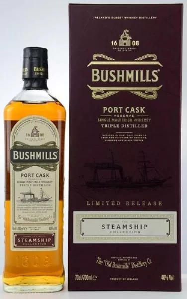 Bushmills Steamship, Port Cask Reserve ... 1x 1 Ltr.