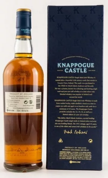 Knappogue Castle 12 Jahre Marsala Finish ... 1x 0,7 Ltr.