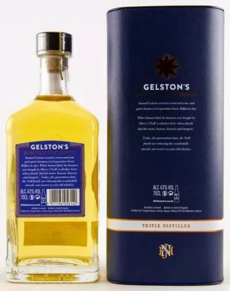 Gelstons 15 Jahre ... 1x 0,7 Ltr.