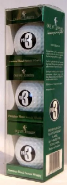 Old St. Andrews Golfball Par 3 weiß 3er Pack ... 1x 0,15 Ltr.