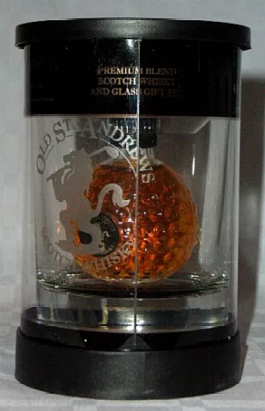 Old St. Andrews Golfball mit Tumbler ... 1x 0,05 Ltr.