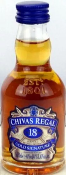 Chivas Regal 18 Jahre Gold Signature Miniatur ... 1x 0,05 Ltr.