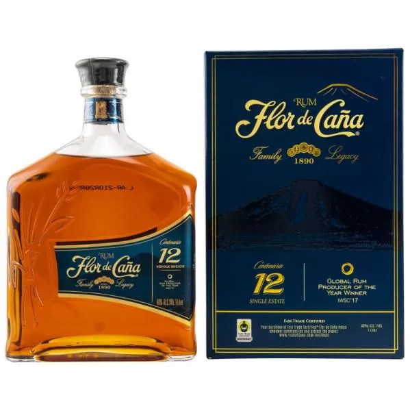 Flor de Cana 12 Jahre ... 1x 0,7 Ltr.