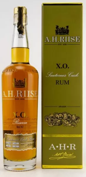 A.H.Riise X.O. Reserver Sauternes Cask ... 1x 0,7 Ltr. A.H.Riise X.O. Reserver Sauternes Cask ... 1x 0,7 Ltr.