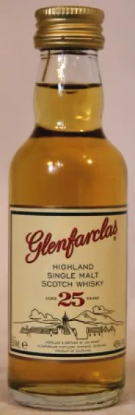 Glenfarclas 25 Jahre Miniatur ... 1x 0,05 Ltr.
