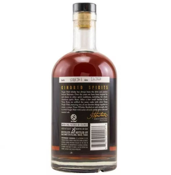 Balcones Single Malt Rum Cask ... 1x 0,7 Ltr.