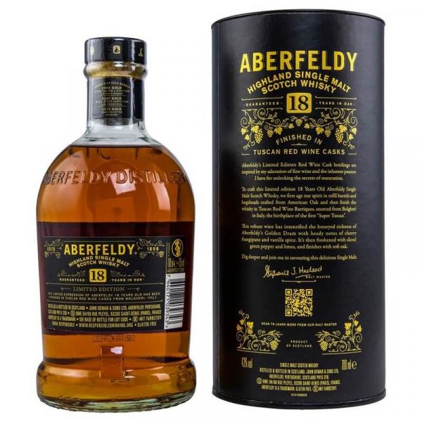 Aberfeldy 18 Jahre Bolgheri Italian Red Wine Casks ... 1x 0,7 Ltr.