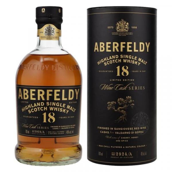 Aberfeldy 18 Jahre - Sangiovese Red Wine Cask Finish ... 1x 0,7 Ltr.
