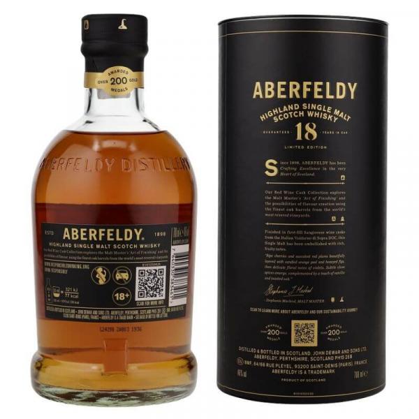 Aberfeldy 18 Jahre - Sangiovese Red Wine Cask Finish ... 1x 0,7 Ltr.