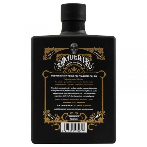 Amuerte Coca Leaf Gin Black Edition ... 1x 0,7 Ltr.