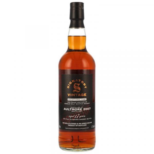 Aultmore 2007 - Jahre - Signatory 100 Proof ... 1x 0,7 Ltr.
