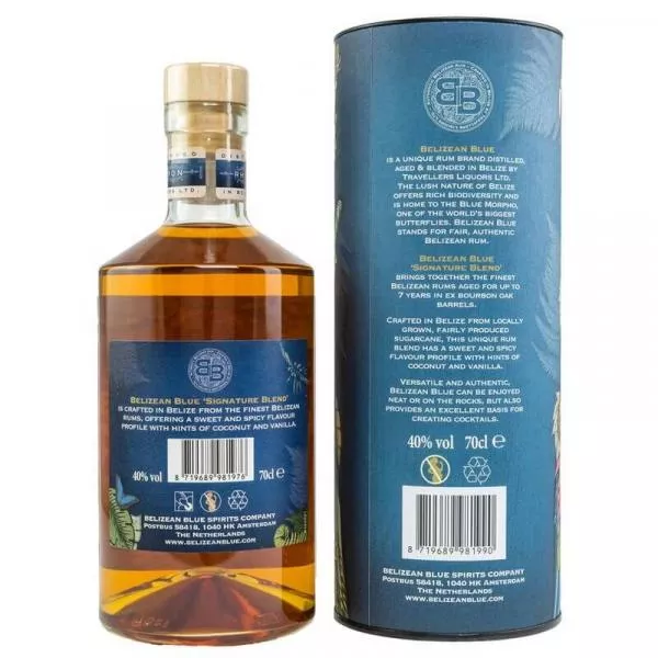 Belizean Blue Signature Blend Rum ... 1x 0,7 Ltr. Belizean Blue Signature Blend Rum ... 1x 0,7 Ltr.
