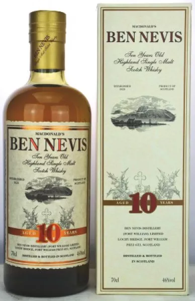 Ben Nevis 10 Jahre ... 1x 0,7 Ltr. Ben Nevis 10 Jahre ... 1x 0,7 Ltr.