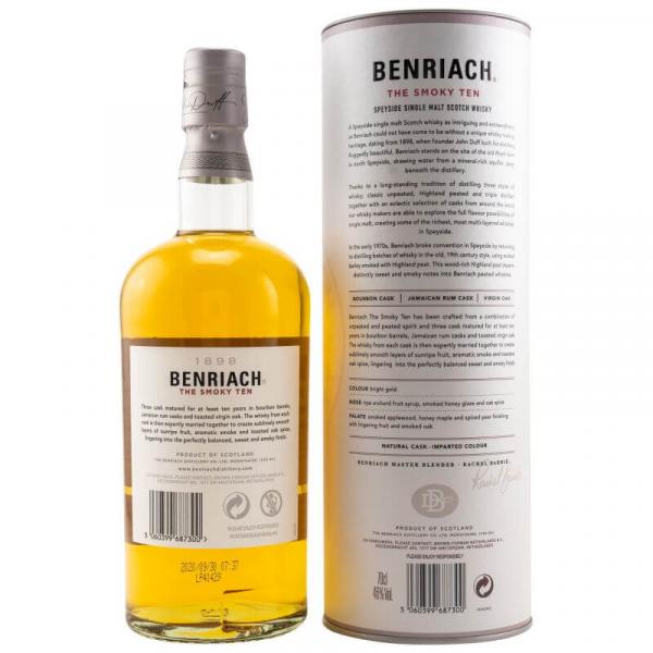 Benriach 10 Jahre - The Smoky Ten ... 1x 0,7 Ltr.