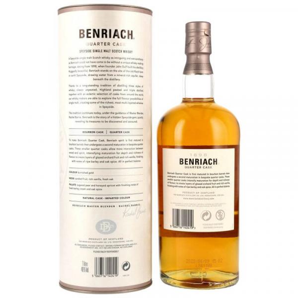 Benriach Quarter Cask Classic Liter ... 1x 1 Ltr.