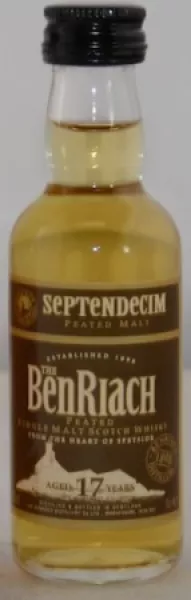 Benriach 17 Jahre Septendecim Miniatur ... 1x 0,05 Ltr.