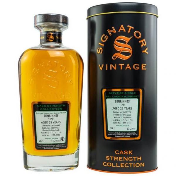 Benrinnes 1996/2022 - Sig CS - Cask No. 11712+11716 ... 1x 0,7 Ltr.