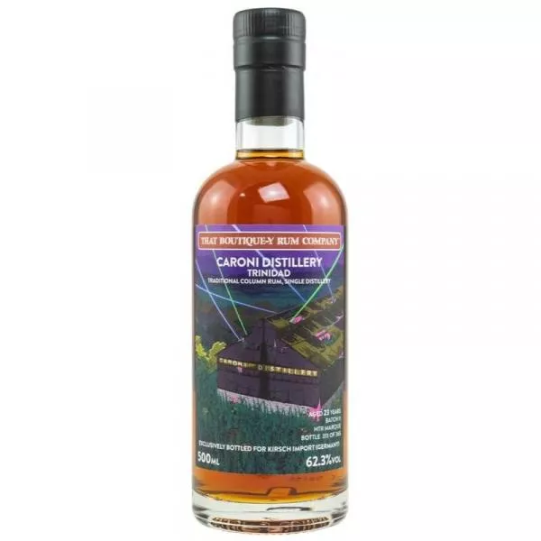 Caroni, Trinidad - Traditional Column Rum 23 y.o. - Batch 11 (That Boutique-y Rum Company) Kirsch Exclusive ... 1x 0,5 Ltr.