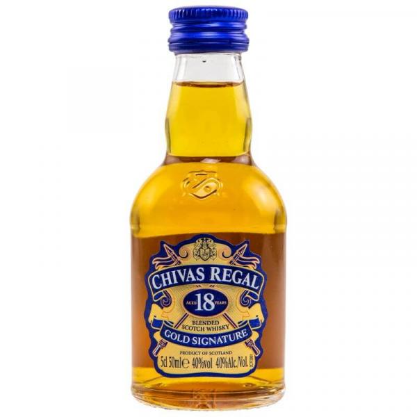 Chivas Regal 18 Jahre Gold Signature Miniatur ... 1x 0,05 Ltr.