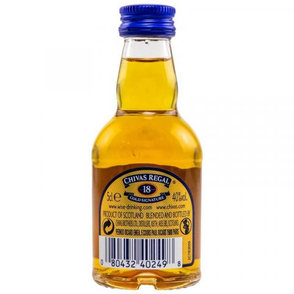 Chivas Regal 18 Jahre Gold Signature Miniatur ... 1x 0,05 Ltr.