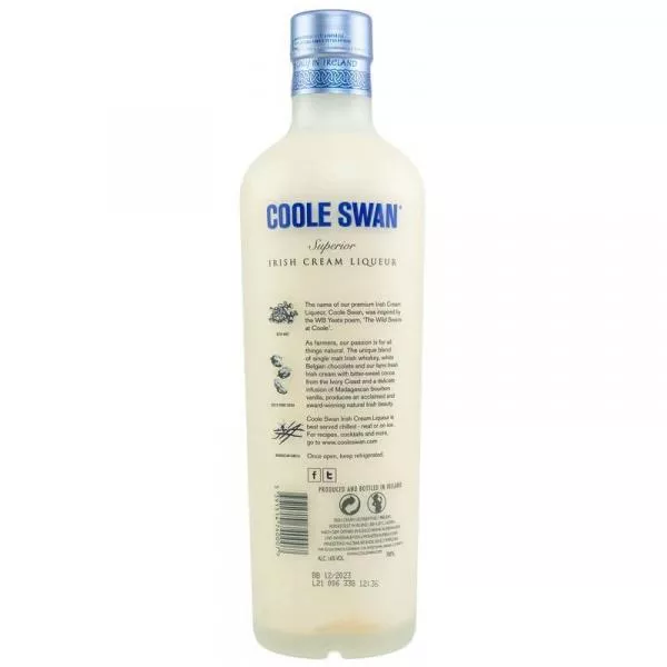 Coole Swan Irish Cream Likör ... 1x 0,7 Ltr. Coole Swan Irish Cream Likör ... 1x 0,7 Ltr.
