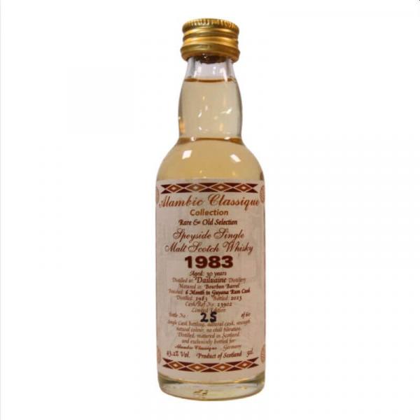 Dailuaine 1983 - 30 Jahre - Alambic Mini ... 1x 0,05 Ltr.