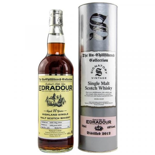 Edradour 10 Jahre unchillfiltered ... 1x 0,7 Ltr.