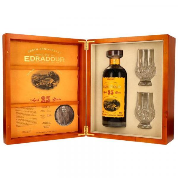 Edradour 1989/2025 - 35 Jahre - Enigma Part 1 - 1st Fill Sherry Butt Nr. 355 - 200th Anniversary ... 1x 0,7 Ltr.