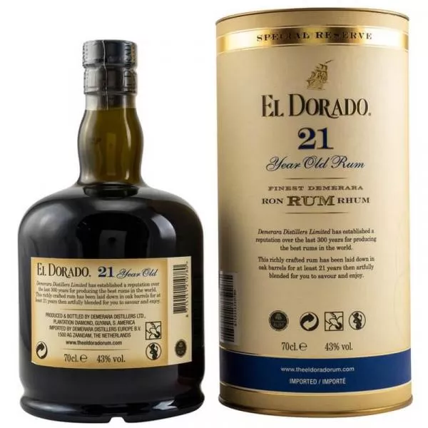 El Dorado 21 Jahre ... 1x 0,7 Ltr.