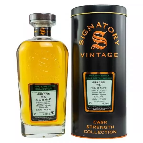 Glen Elgin 1995/2022 Signatory CS #3257 ... 1x 0,7 Ltr. Glen Elgin 1995/2022 Signatory CS #3257 ... 1x 0,7 Ltr.