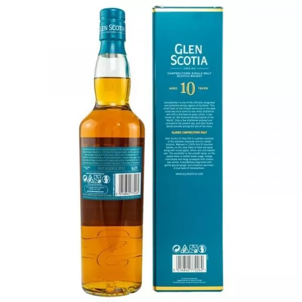 Glen Scotia 10 Jahre unpeated ... 1x 0,7 Ltr.