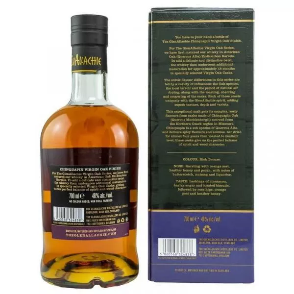 GlenAllachie 10 Jahre Chinquapin Oak Wood Finish ... 1x 0,7 Ltr. GlenAllachie 10 Jahre Chinquapin Oak Wood Finish ... 1x 0,7 Ltr.