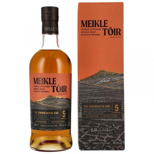 Meikle Toir 5 Jahre The Chinquapin One - Heavily Peated GlenAllachie ... 1x 0,7 Ltr.