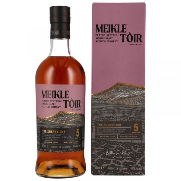 Meikle Toir 5 Jahre The Sherry One - Heavily Peated GlenAllachie ... 1x 0,7 Ltr.