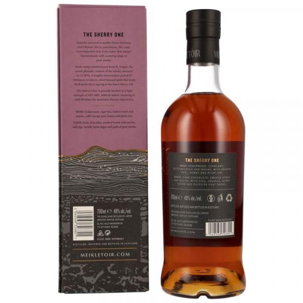 Meikle Toir 5 Jahre The Sherry One - Heavily Peated GlenAllachie ... 1x 0,7 Ltr.