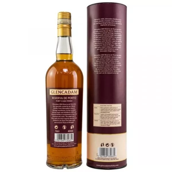 Glencadam 17 Jahre Reserva de Porto - Port Cask Finish ... 1x 0,7 Ltr.