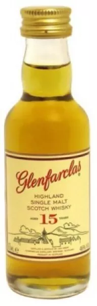 Glenfarclas 15 Jahre Miniatur ... 1x 0,05 Ltr. Glenfarclas 15 Jahre Miniatur ... 1x 0,05 Ltr.
