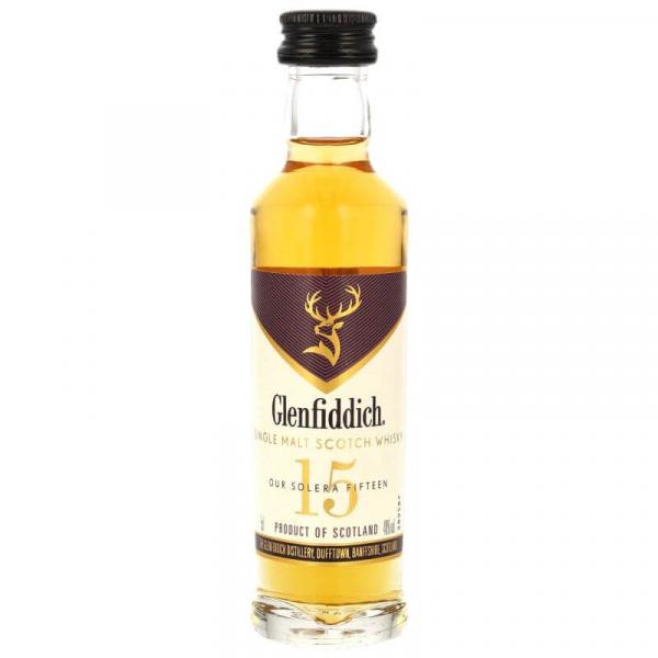 Glenfiddich 15 Jahre Miniatur ... 1x 0,05 Ltr.