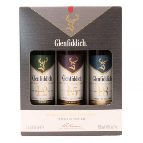 Glenfiddich Mini Collection ... 1x 0,15 Ltr.