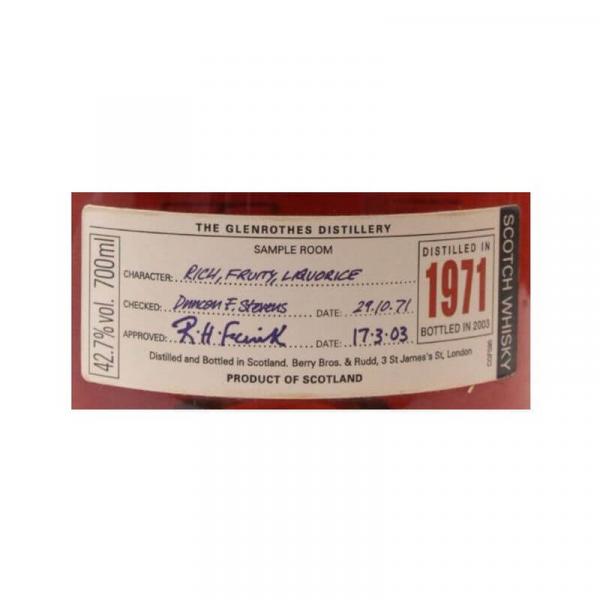 Glenrothes 1971 - 2003 ... 1x 0,7 Ltr.