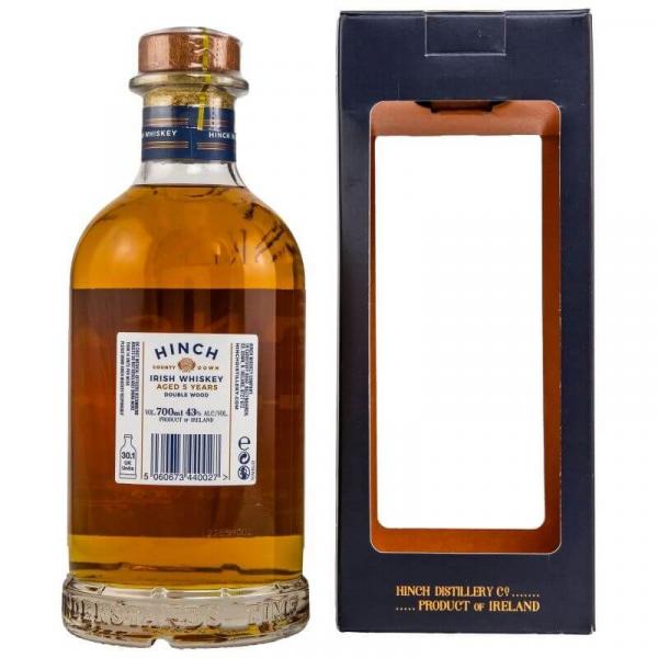Hinch 5 Jahre Double Wood Irish Whiskey ... 1x 0,7 Ltr.