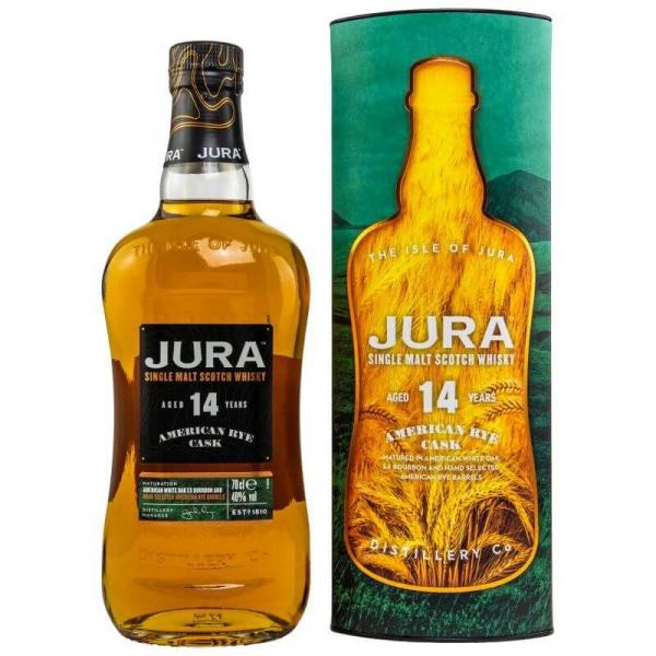 Isle of Jura 14 Jahre American Rye Cask ... 1x 0,7 Ltr.