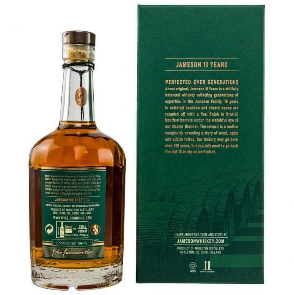 Jameson 18 Jahre Triple Distilled ... 1x 0,7 Ltr.
