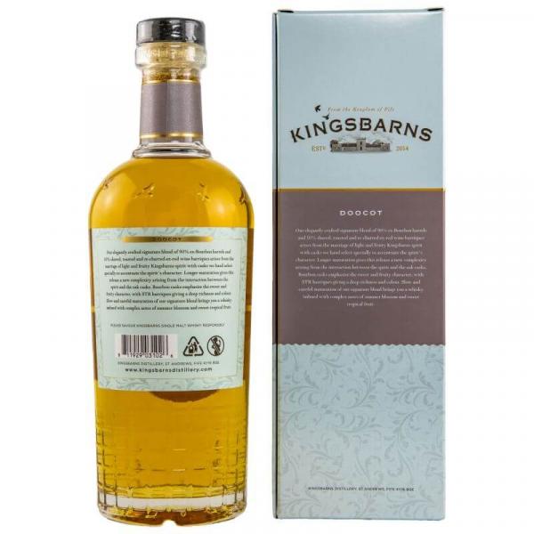 Kingsbarns Doocot Single Malt Whisky 46% Vol. (0,7 l) – Lowland Whisky aus Schottland ... 1x 0,7 Ltr.