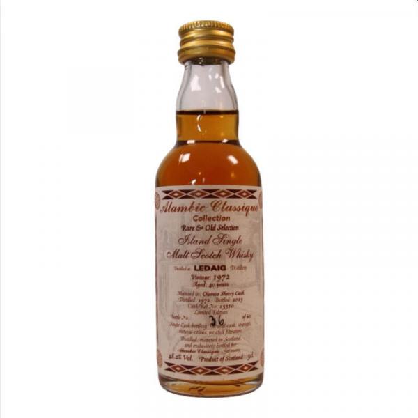 Ledaig 1972 - 40 Jahre - Alambic Mini ... 1x 0,05 Ltr.