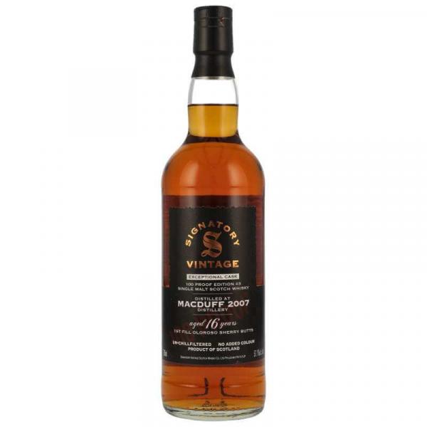 Macduff 2007 - 16 Jahre, Signatory 100 PROOF Exceptional Edition 3 ... 1x 7 Ltr.