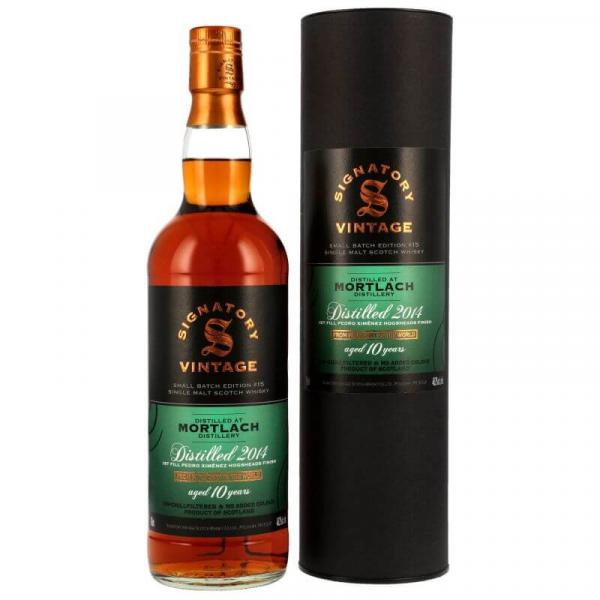 Mortlach 2014/2025 - 10 Jahre - Signatory Small Batch Edition #15 - 1st Fill PX Casks Finish ... 1x 0,7 Ltr.