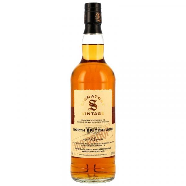 North British 2009/2025 - 15 Jahre - Signatory 100 PROOF Grain Edition Nr. 2 ... 1x 0,7 Ltr.